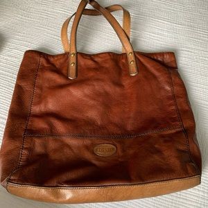 Brown Leather Fossil bag